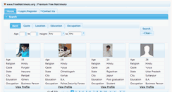 Desktop Screenshot of freematrimony.org